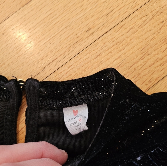 Crewcuts Sparkly Velvet Long Sleeve - Picture 2 of 3